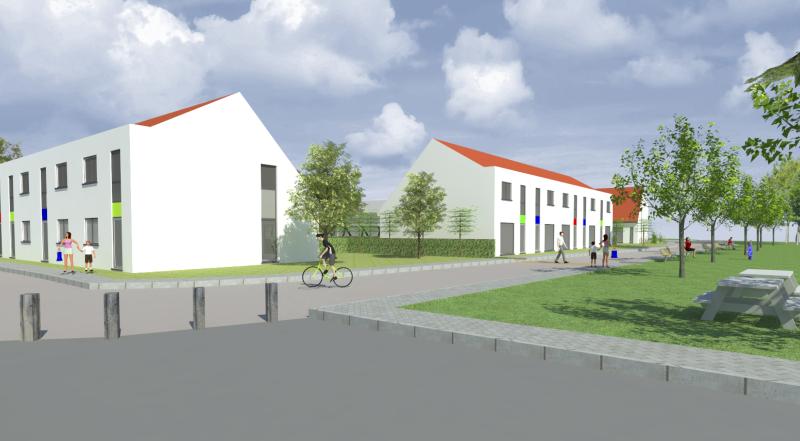 project Langemark, Wilgenlaan, Eikenlaan - fase I - 14 huurwoningen (vervangingsbouw)